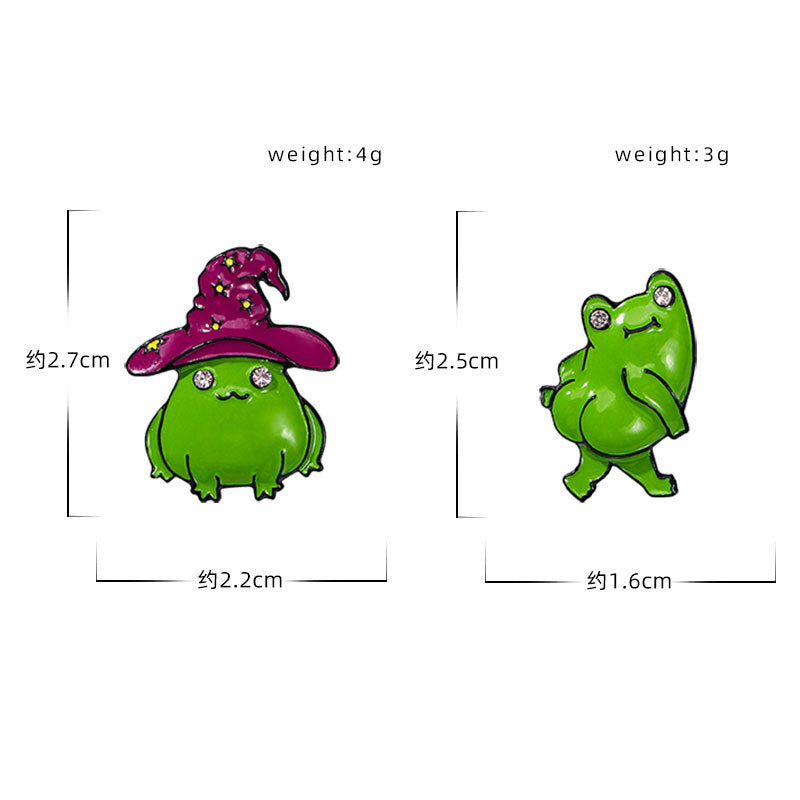 Frog Character Enamel Pin