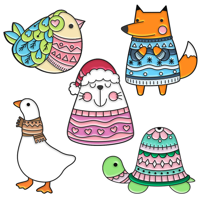 Cute Animal Enamel Pin