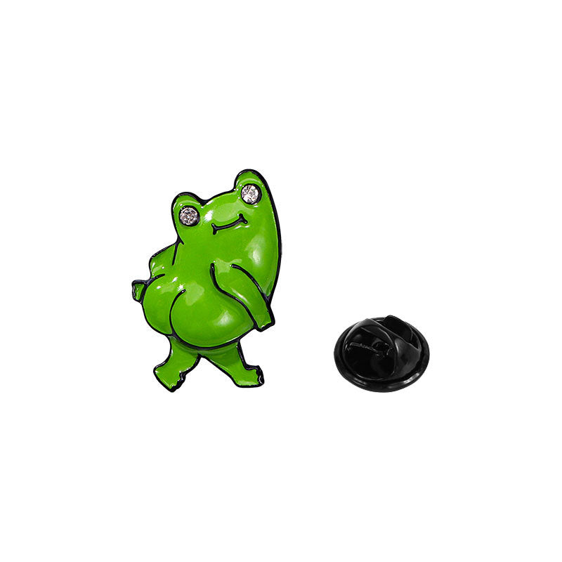 Frog Character Enamel Pin