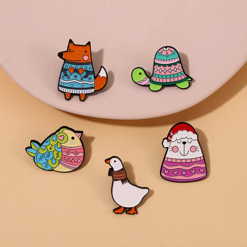 Cute Animal Enamel Pin