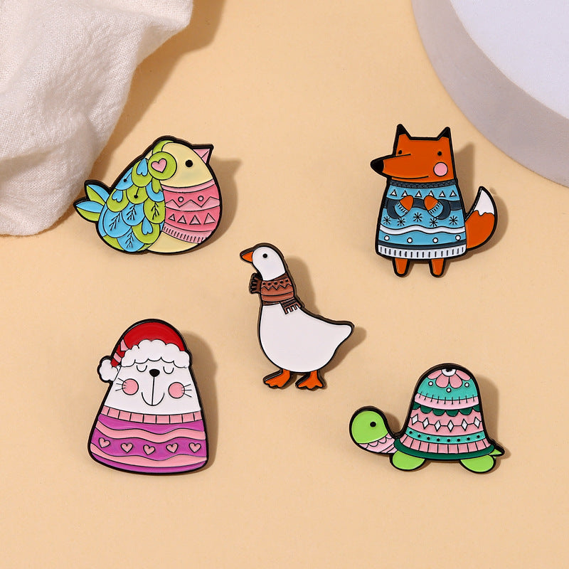 Cute Animal Enamel Pin