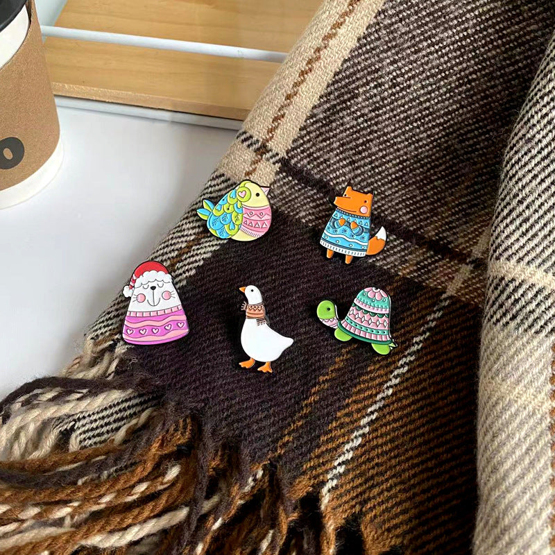 Cute Animal Enamel Pin