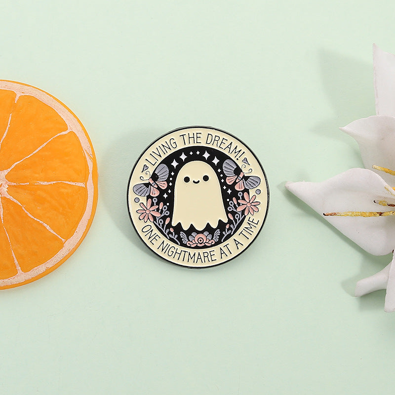 Humorous Ghost Enamel Pin