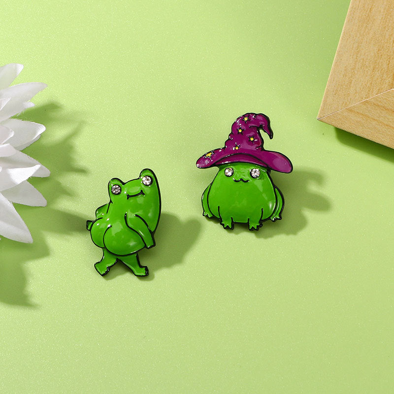 Frog Character Enamel Pin