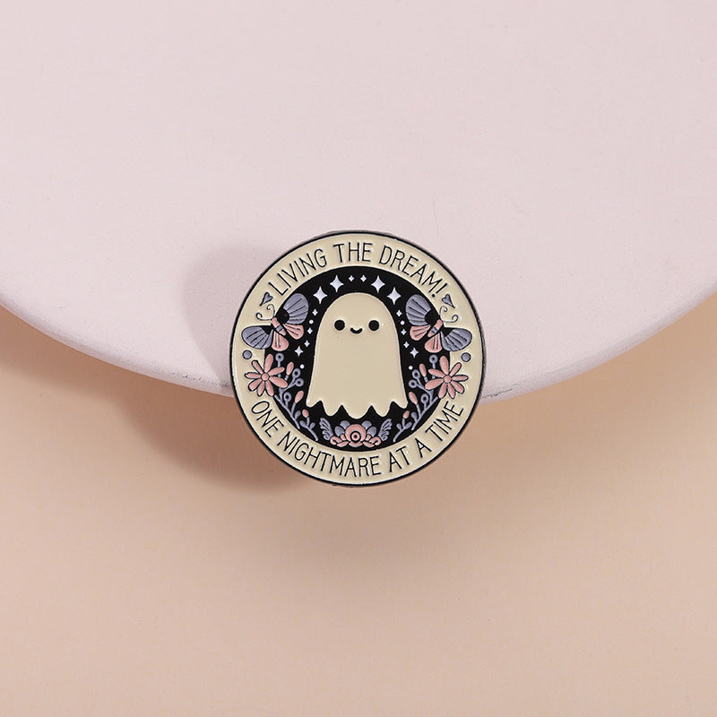 Humorous Ghost Enamel Pin