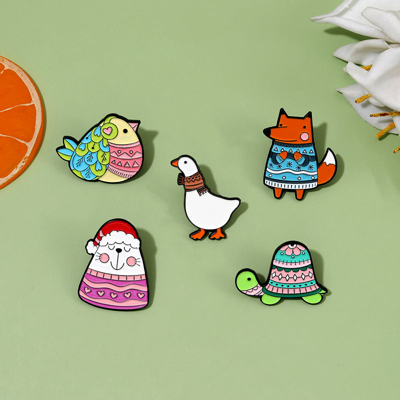 Cute Animal Enamel Pin