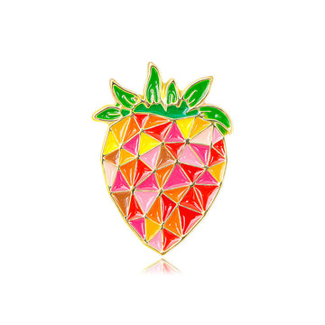 Cute Strawberry Enamel Pin